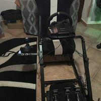 Postazione gioco con volante logitech g920