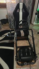 Postazione gioco con volante logitech g920