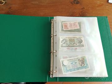 album con varie banconote 