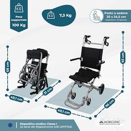Sedia Rotelle Seggiolino per Anziani