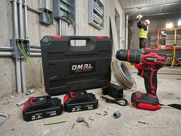 Trapano a batteria a Percussione motore Brushless 