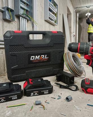 Trapano a batteria a Percussione motore Brushless 