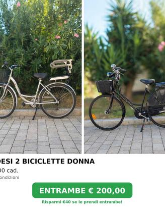 Biciclette da donna accessoriate 