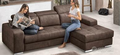 Divano letto con penisola