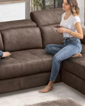 Divano letto con penisola