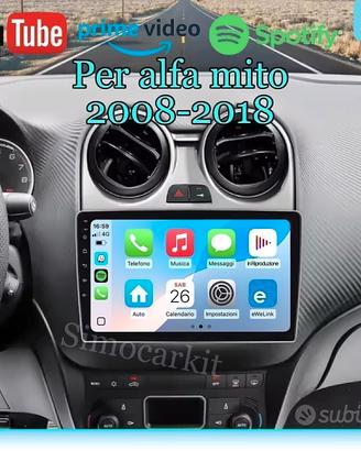 Autoradio Android CarPlay per Alfa MiTo 2008-2018