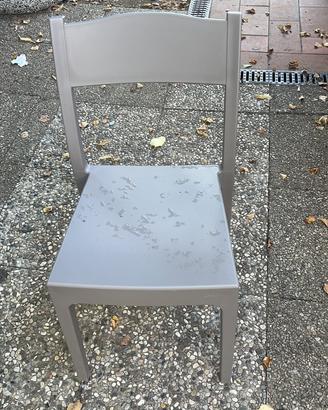 Sedia da esterno in polipropilene