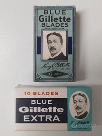 VECCHIE LAMETTE DA BARBA GILLETTE VINTAGE 