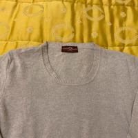 Maglioncino misto cachemire donna beige