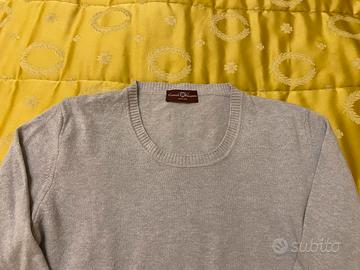 Maglioncino misto cachemire donna beige