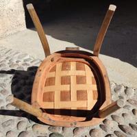 n.6 sedie anni 50/60 originali con iuta e cinghie 