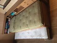 Composizione letto con secondo elemento estraibile