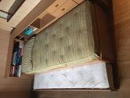 Composizione letto con secondo elemento estraibile