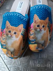 ciabatte donna con gattino 