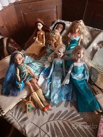 lotto barbie principesse disney e cleo de nile