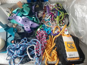 equipaggiamento arrampicata