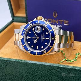 🔵ROLEX SUBMARINER DATE ITALIAN WARR. REF. 16613