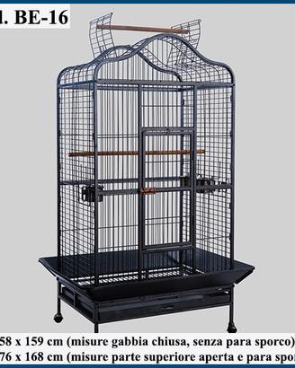 VOLIERA Cod.BE-16 BLACK