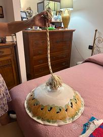Lampadario in ceramia fatto a mano