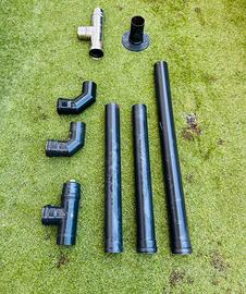 Set tubi per stufa a pellet