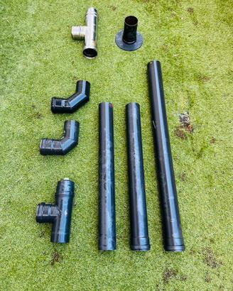 Set tubi per stufa a pellet