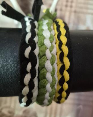  3 braccialetti intrecciati 