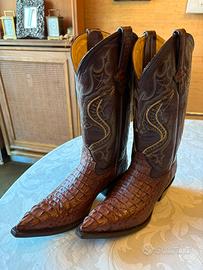 Stivali western cow boy Messicani in caimano