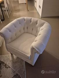 poltrona in ecopelle