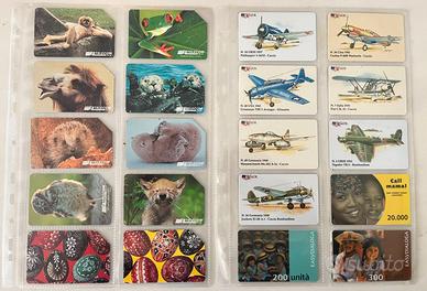 Collezione di 535 schede telefoniche