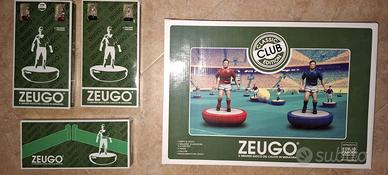 Subbuteo/Zuego vari articoli + pannello di legno 1