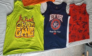 Set 3 canotte bambino 11 anni