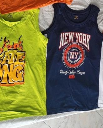 Set 3 canotte bambino 11 anni