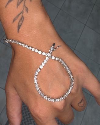 Set Elegante 2 Bracciali in Argento 925 