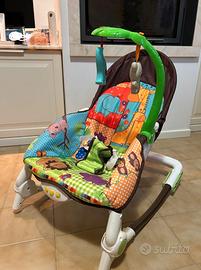 Sdraietta seggiolino neonati bimbi musical, piegh