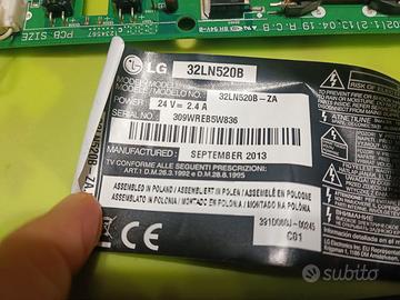 Scheda tv lg