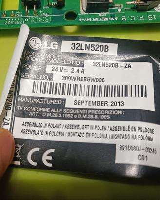 Scheda tv lg