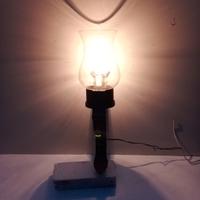 Lampada A Muro In Ferro Battuto Con Coppiglia In V