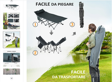 Lettino da Campeggio