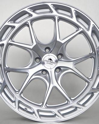 Cerchi in lega da 18 FORZZA SATURN Silver face mac