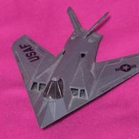 modellino in metallo aereo f-117 a stealth fighter