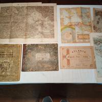 Lotto Atlanti e Cartine Geografiche vintage