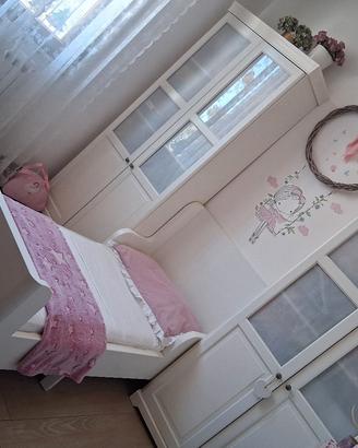 Letto,Credenza,Camera bimba,Ikea Liatorp Busunge