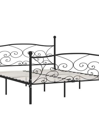 Struttura letto matrimoniale in metallo 200x200