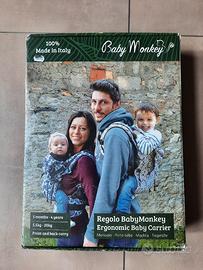 Marsupio porta bebè ergonomico Regolo BabyMonkey 