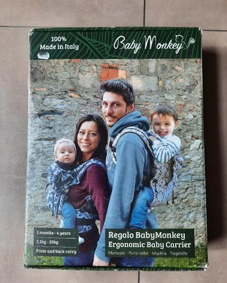 Marsupio porta bebè ergonomico Regolo BabyMonkey 
