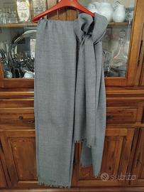  2 sciarpe pura lana legg.trama Shetland 