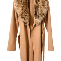 Magnifico Cappotto cammello in panno