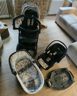 trio peg perego + base isofix