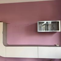 Parete Attrezata moderna per soggiorno