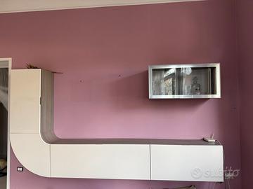 Parete Attrezata moderna per soggiorno